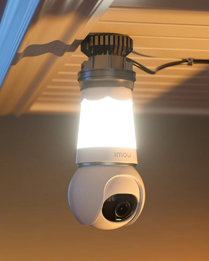 Imou E27 Bulb Cam 3MP 2K Wi-Fi – Câmera de Segurança com Lâmpada Integrada e Visão 360°